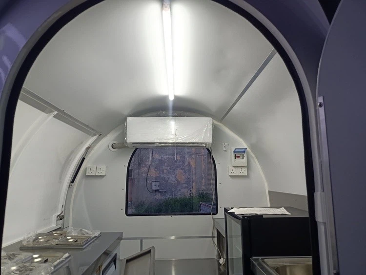 small ice cream trailer interior design