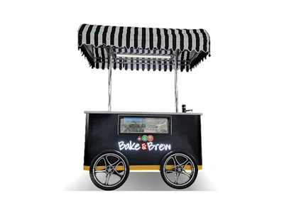 עגלת דחיפה של ג'לאטו